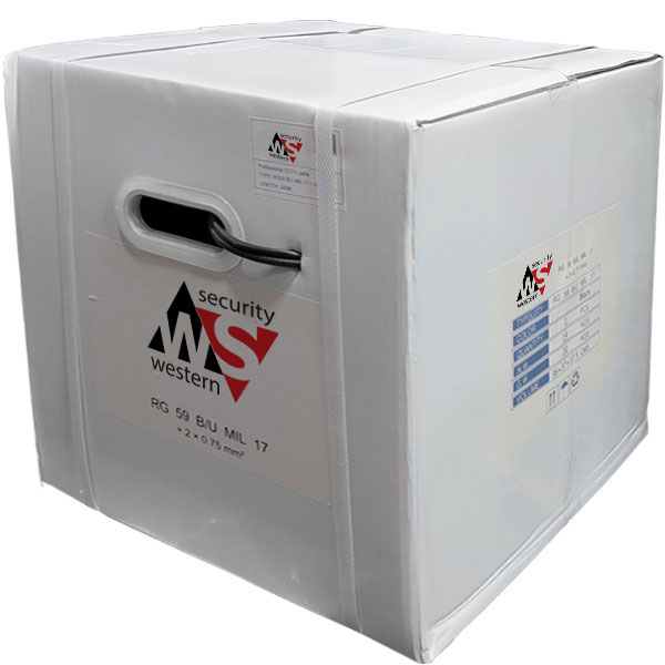 WS-RG59+2x0.75 300m Black