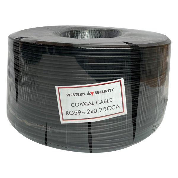 WS-RG59+2x0.75 200m Black