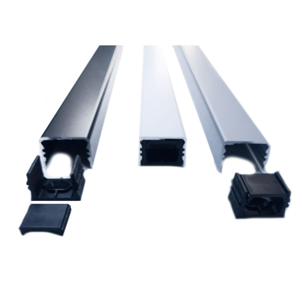 Aluminijumska kanalica 30x20x2000/kom Crna